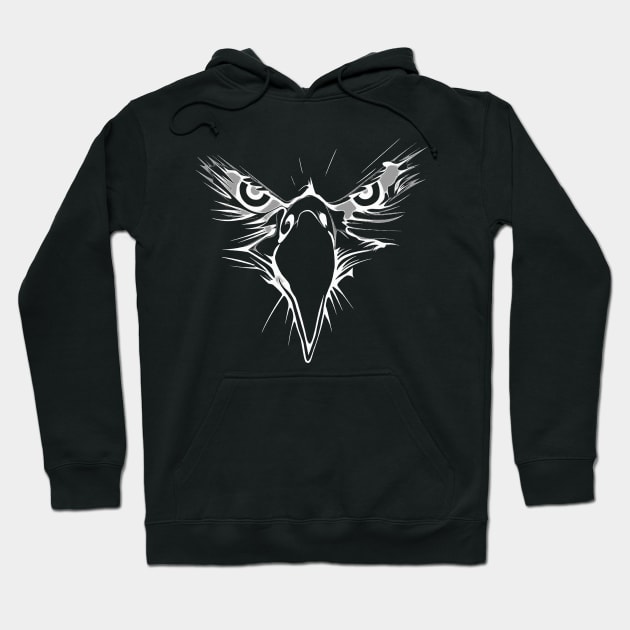 Eagles Eye | Black Hoodie by CatHook